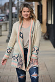 Mia Aztec Print Cardigan