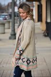 Mia Aztec Print Cardigan