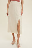 Midi Slit Skirt