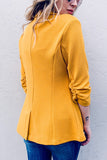 Kirra 3/4 Ruched Sleeve Blazer