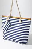 Nautical Striped Tote Bag