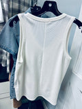 V-Neck Mini Ribbed Top