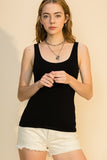 Soft Stretch Scoop Neck Tank