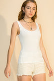 Soft Stretch Scoop Neck Tank