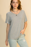 Soft Stretch V Neck Tee