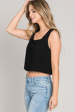 Square Neck Crop Tank