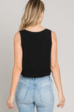 Square Neck Crop Tank