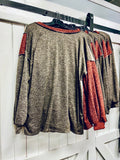 Two-Toned Knit Sweater