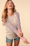 Zig Zag Vintage Top