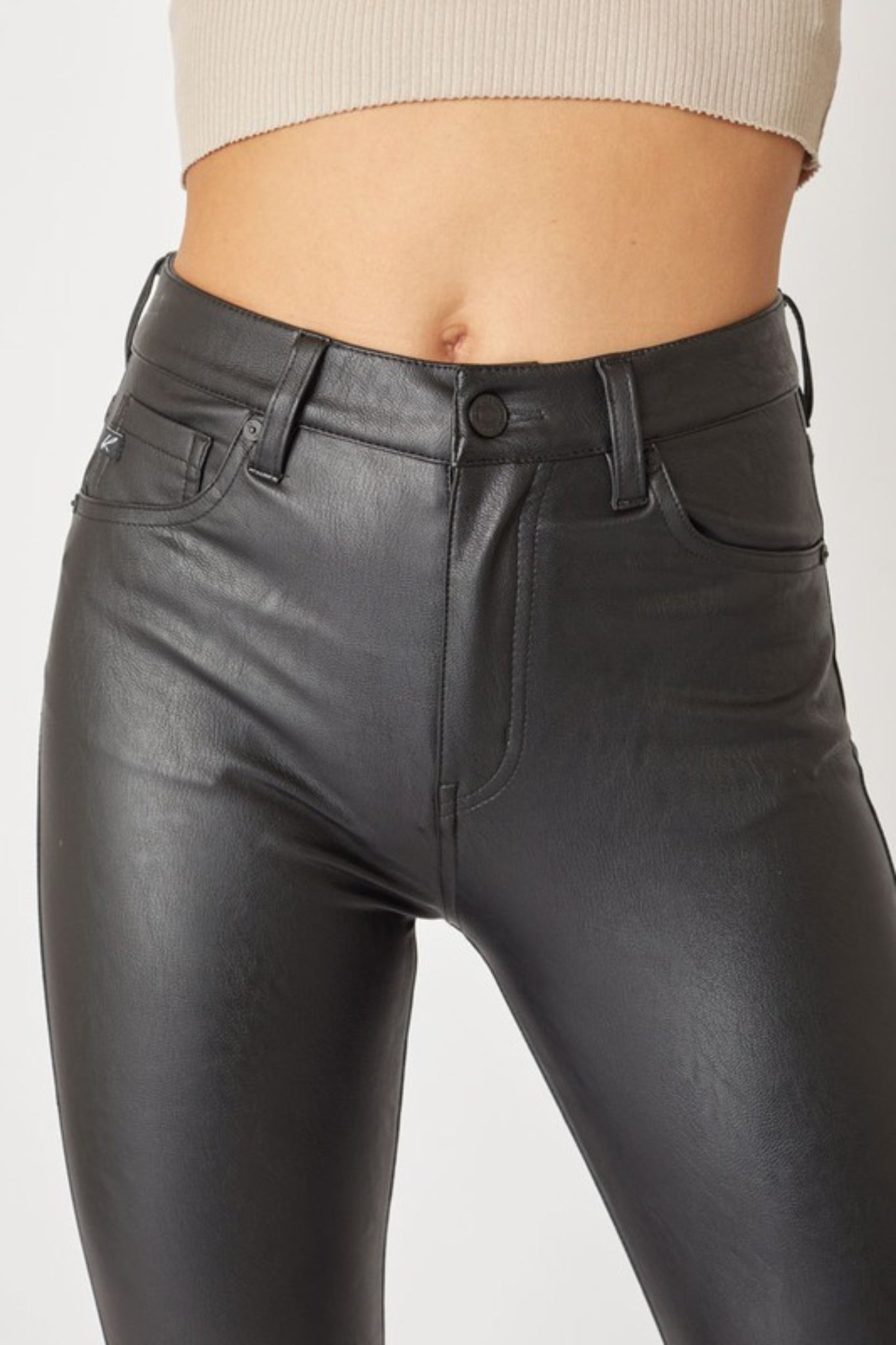 Zurich High Rise Faux Leather Pants – urbanity online and boutique