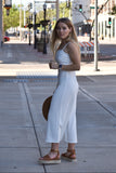 Susanna Cami White Jumpsuit