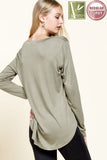 Tarah Basic Long Sleeve Top