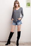 Cindi Basic Long Sleeve Top