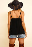 Lacey Spaghetti Strap Tank Top