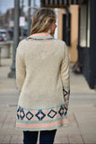 Mia Aztec Print Cardigan