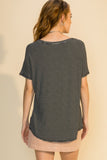 Soft Stretch V Neck Tee